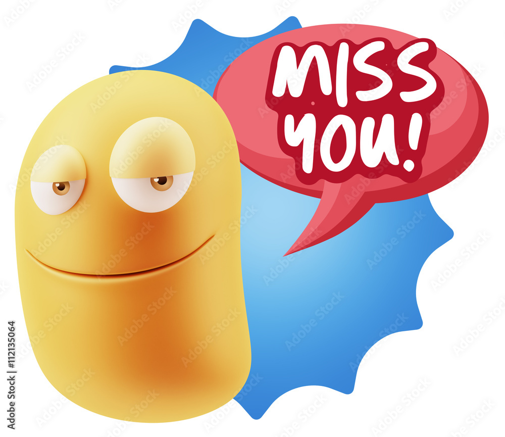 3d Illustration Laughing Character Emoji Expression saying Miss 3d Illustration Laughing Character Emoji Expression saying Miss