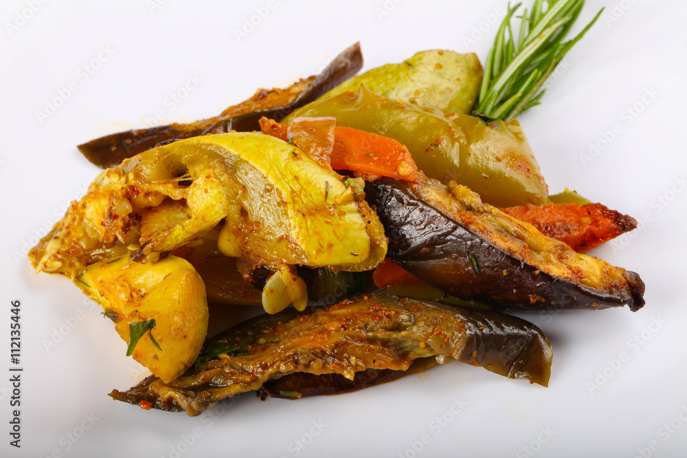 Baked vegetables Baked vegetables