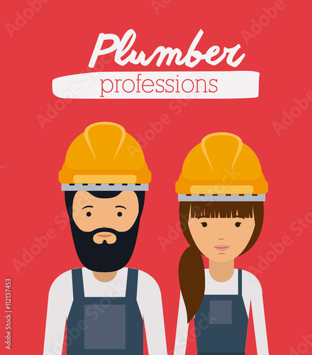 plumber profession  design