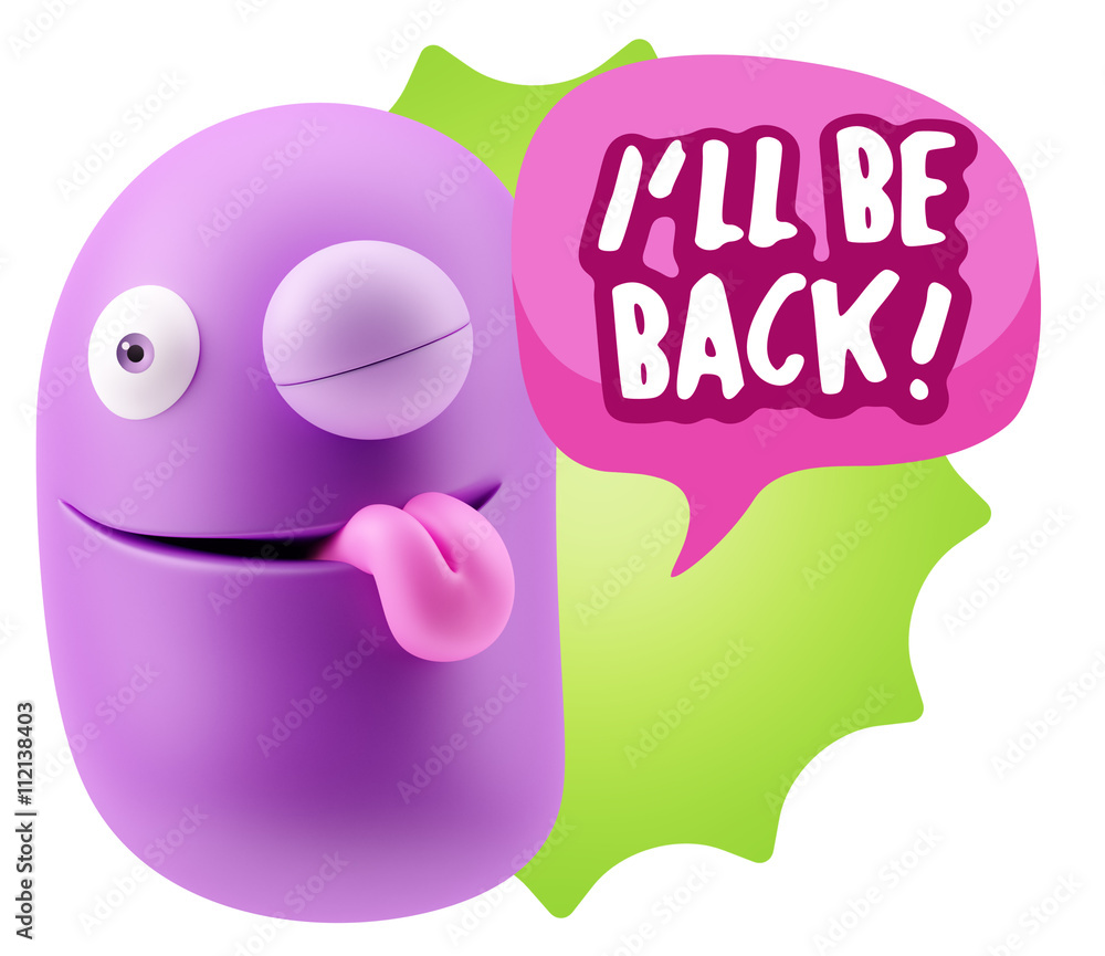 3d Illustration Laughing Character Emoji Expression saying I'll 3d Illustration Laughing Character Emoji Expression saying I'll
