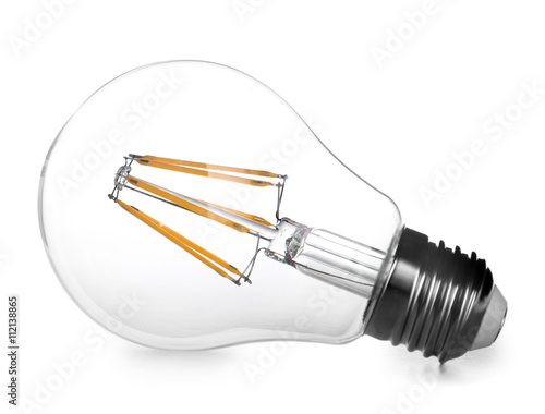 Wallpaper Mural Light bulb on white background Torontodigital.ca