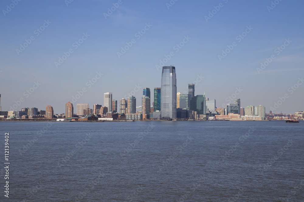 new york city skyline view during a sunny day