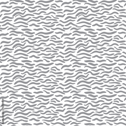 Seamless abstract monochrome wave pattern