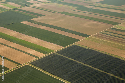 Vojvodina s land from sky