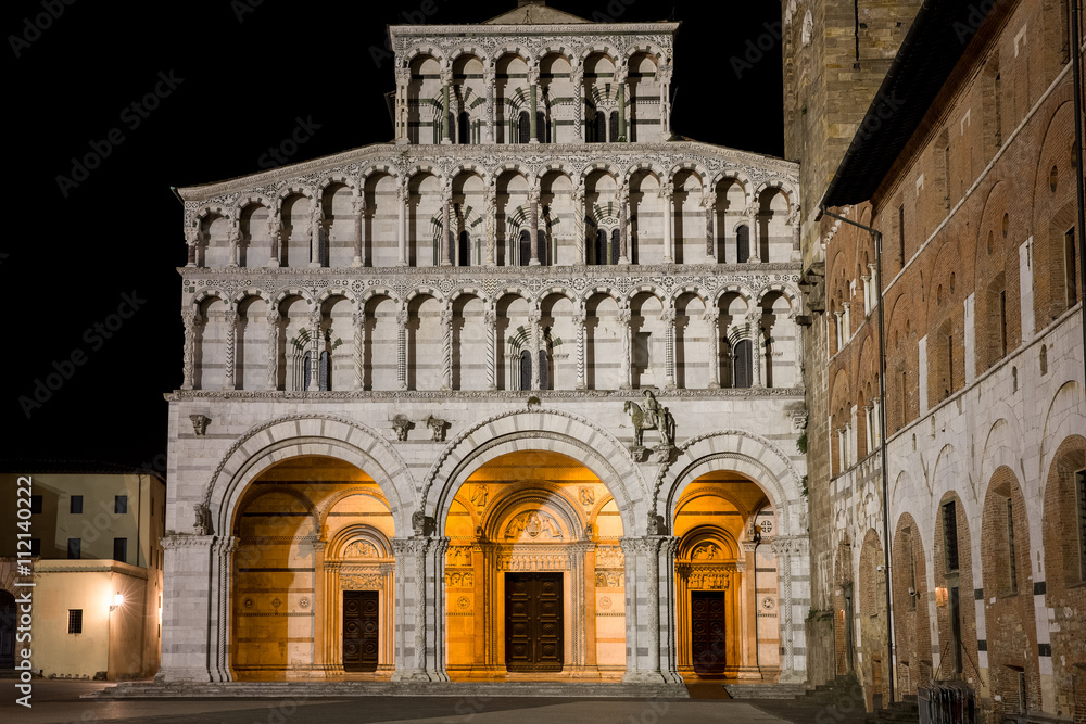 Medieval Cathedral at Night