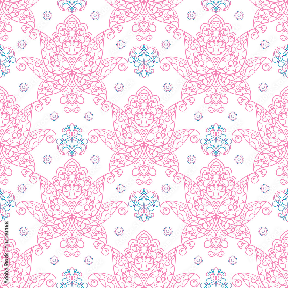 custom made wallpaper toronto digitalSeamless patterns Russian motives of northern painting
