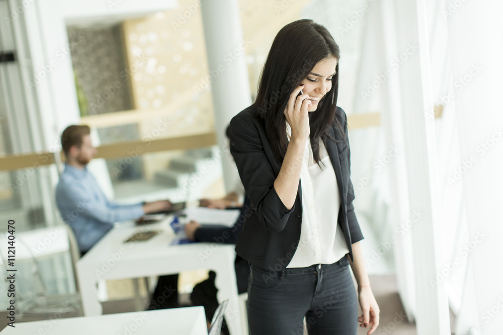 Businesswoman on the phone Businesswoman on the phone