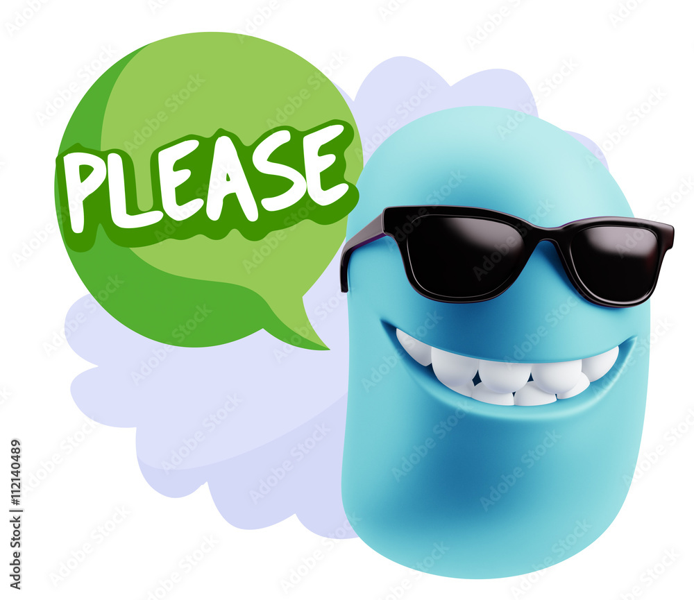 3d Illustration Laughing Character Emoji Expression saying Pleas 3d Illustration Laughing Character Emoji Expression saying Pleas