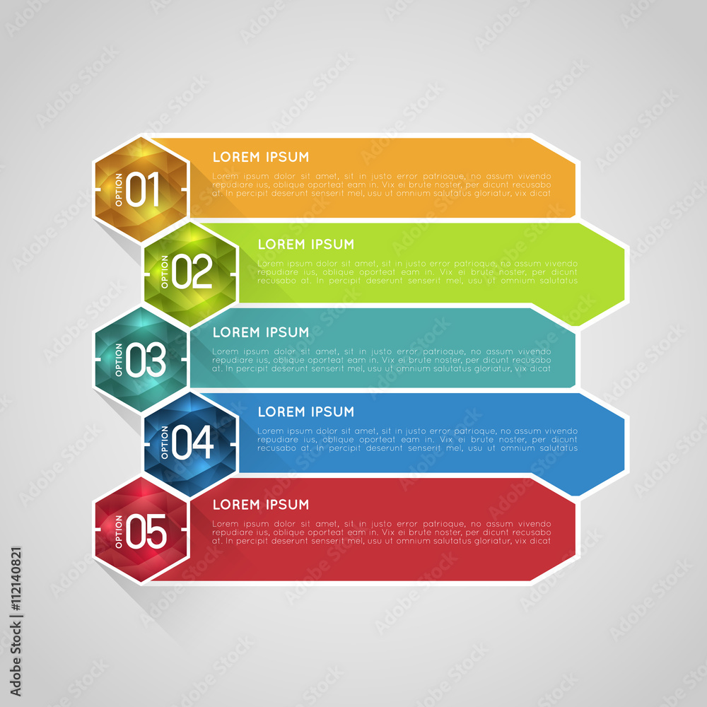 option infographic banners with crystal polygons, graphic design template option infographic banners with crystal polygons, graphic design template