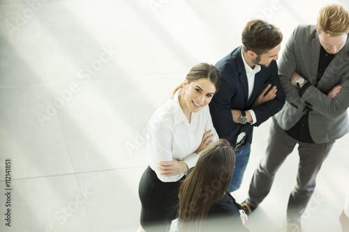 Young people in the office ...