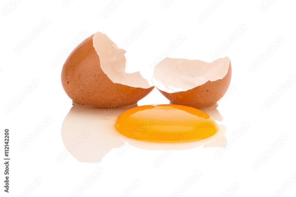Egg. Isolated on white background Egg. Isolated on white background