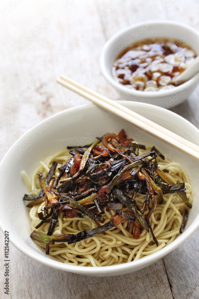 scallion oil noodles, Chinese Shanghai food