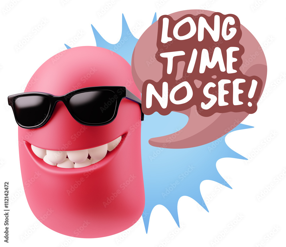 3d Illustration Laughing Character Emoji Expression saying Long 3d Illustration Laughing Character Emoji Expression saying Long