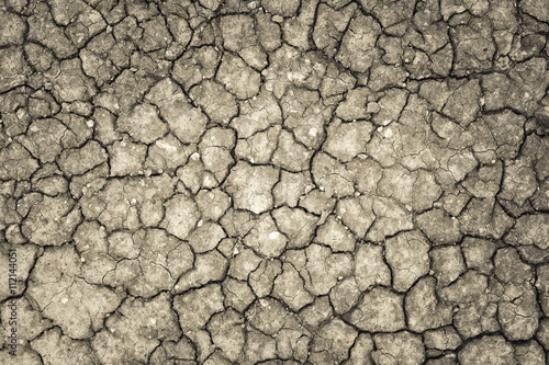 Photos Land with a dry cracked ground , season water shortage.