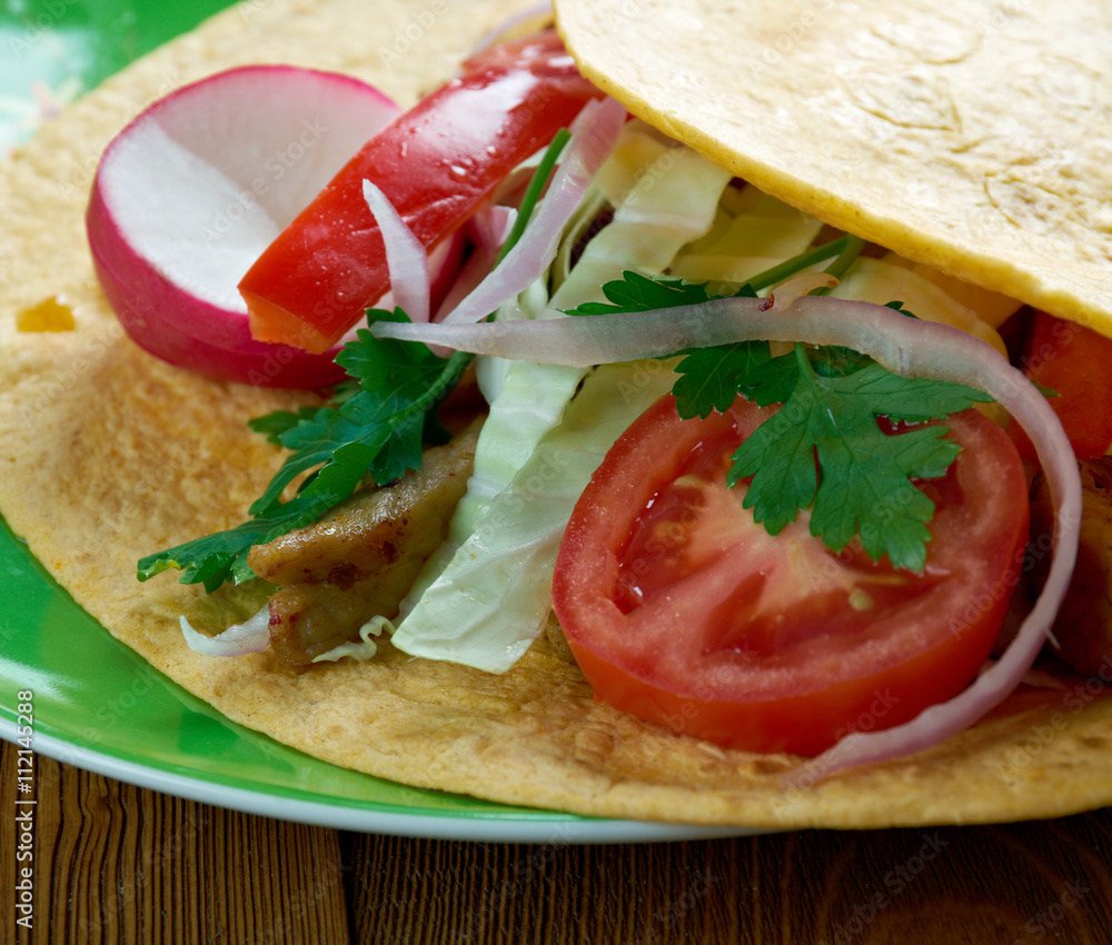 Obraz premium Korean-Mexican fusion