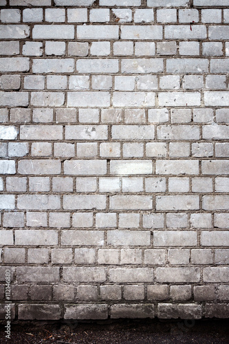 White brick wall