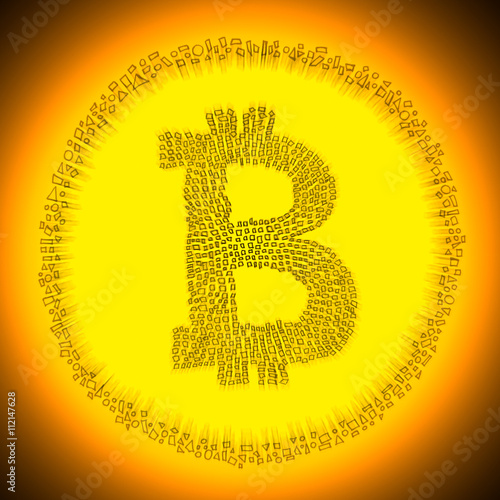 Digital Blockchain Bitcoin technology logo