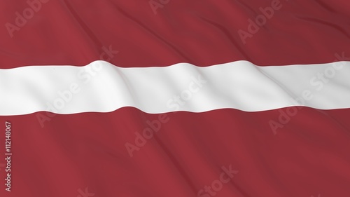 Latvian Flag HD Background - Flag of Latvia 3D Illustration