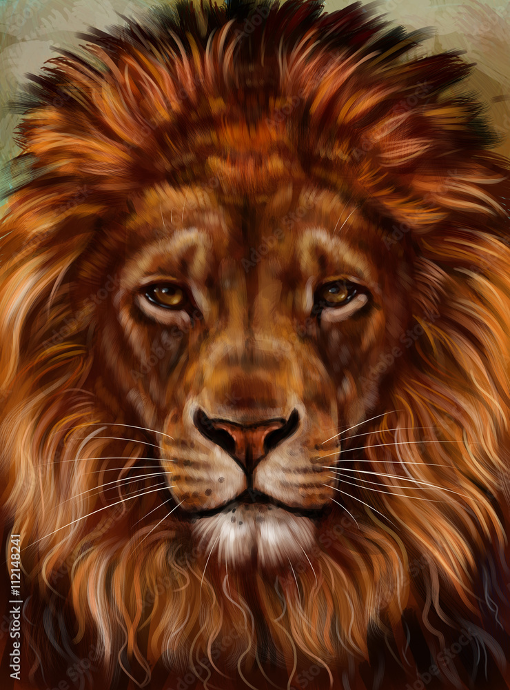Fototapeta premium Лев