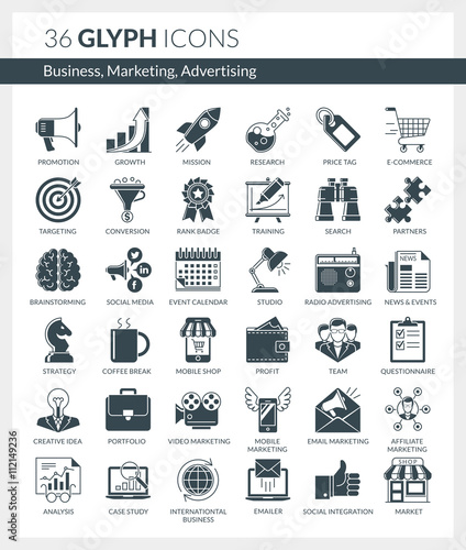 Business, Marketing, Advertising vector Icons