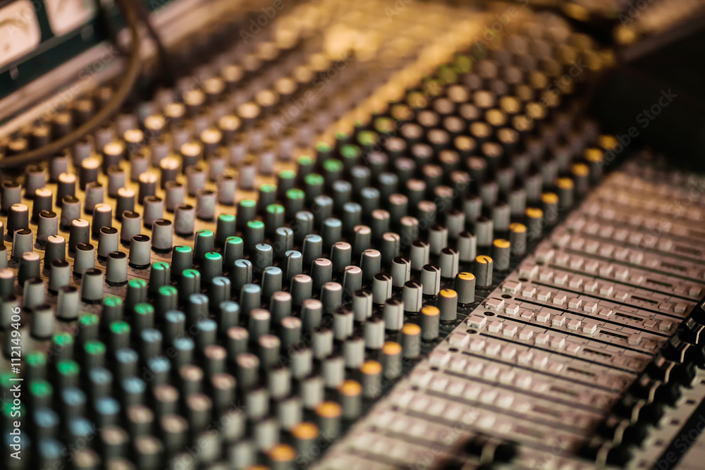 sound music mixer control panel sound music mixer control panel