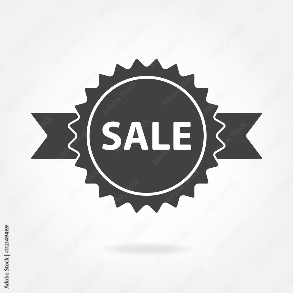 Naklejka premium Badge icon. Sale tag icon. Badge Icon vector.