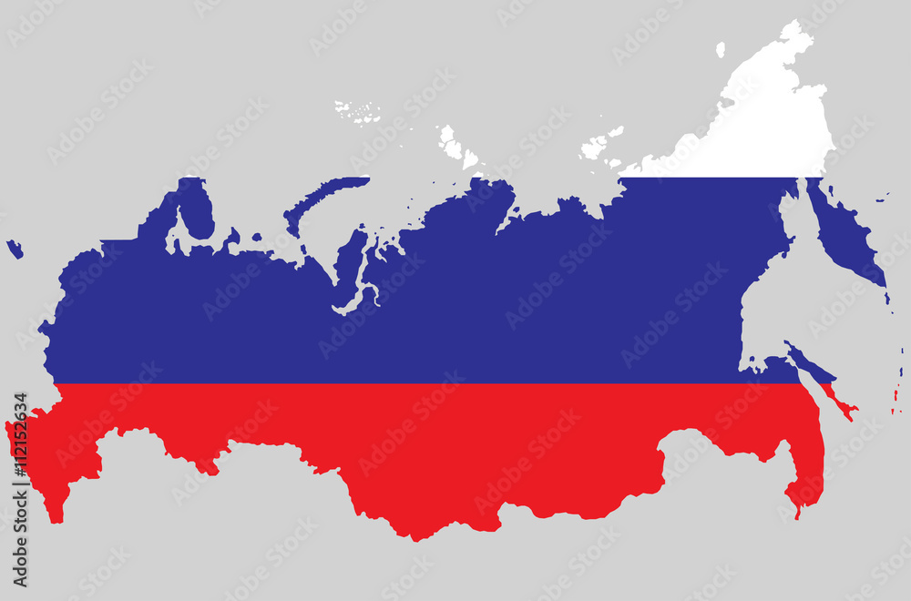 Vector Map Of Russian Federation. Russia Flag Royalty Free SVG, Cliparts,  Vectors, and Stock Illustration. Image 84131774.