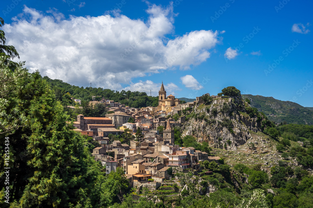 Novara di Sicilia, mountain village Sicily, Italy