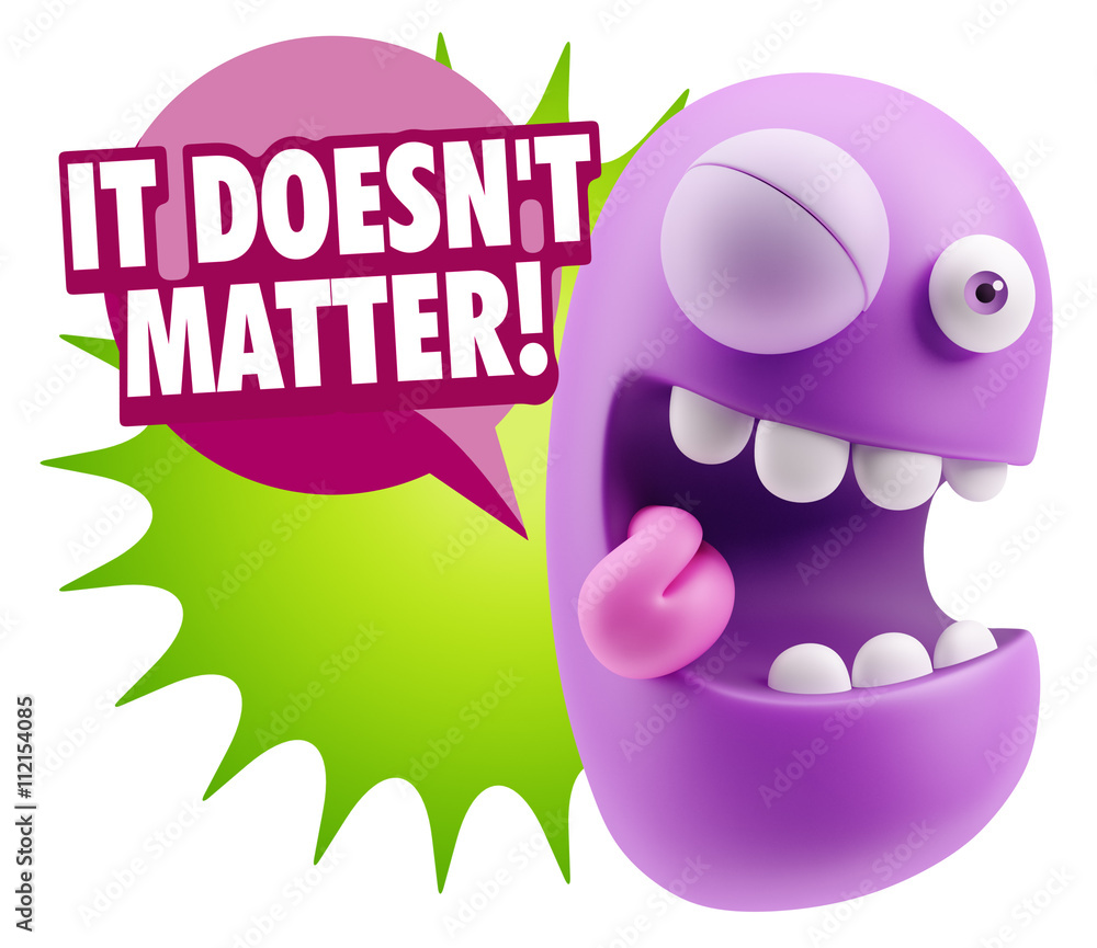 3d Rendering Smile Character Emoticon Expression saying It Doesn 3d Rendering Smile Character Emoticon Expression saying It Doesn