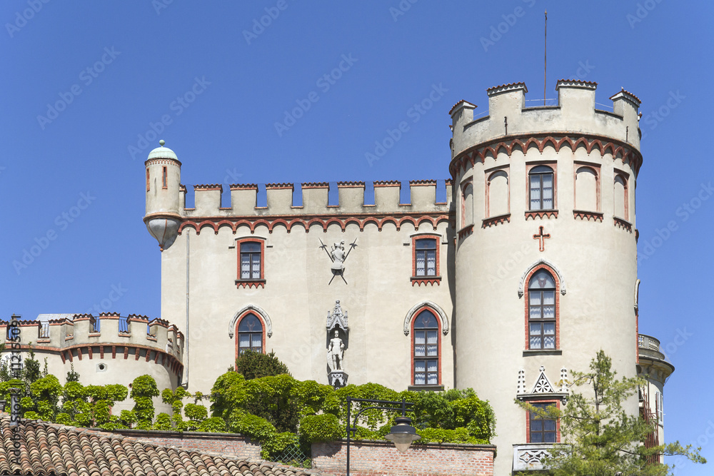 Castello di Costigliole d'Asti in Piemonte Italia Castle Italy  