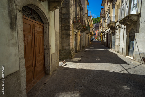 Fototapeta Naklejka Na Ścianę i Meble -  Streets at Novara di Sicilia,  Sicily