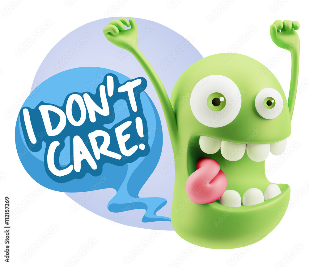 3d Illustration Laughing Character Emoji Expression saying I Don 3d Illustration Laughing Character Emoji Expression saying I Don