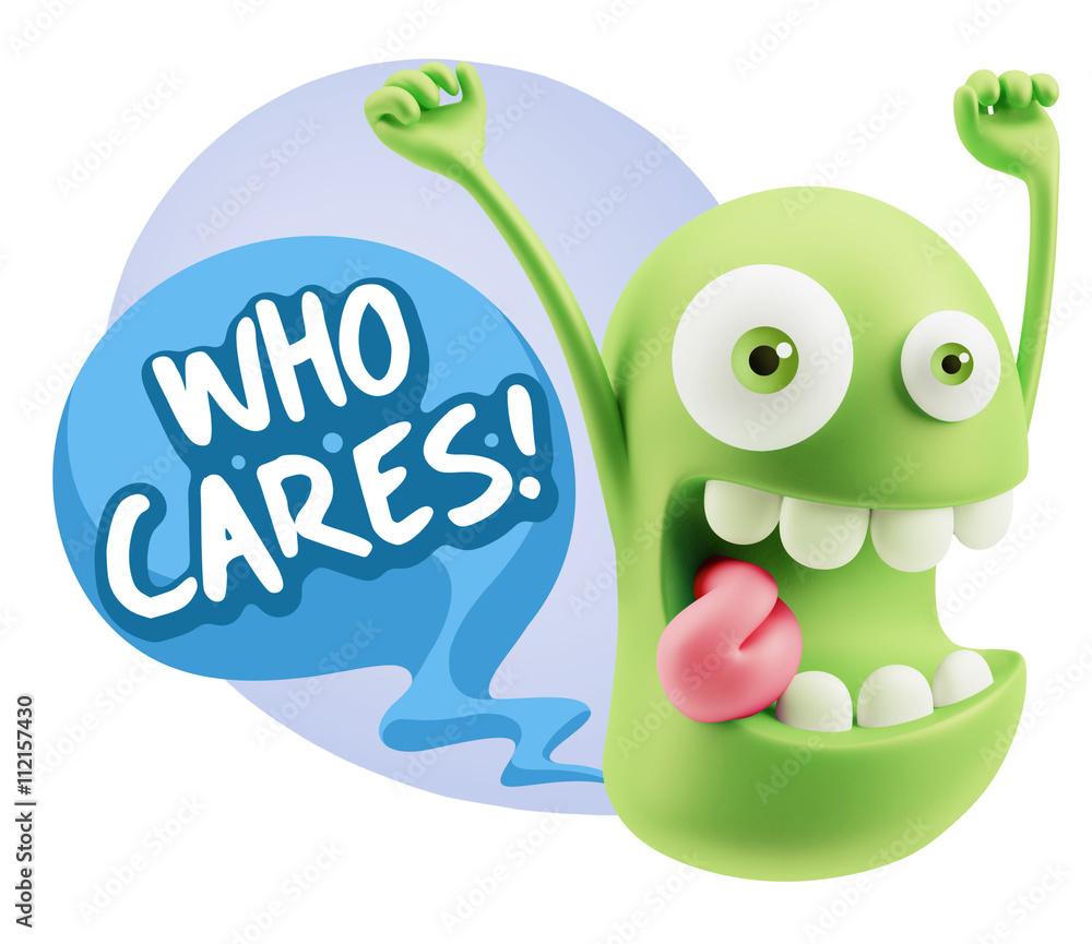 3d Illustration Laughing Character Emoji Expression saying Who C 3d Illustration Laughing Character Emoji Expression saying Who C
