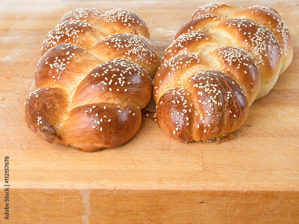 homemade round bread