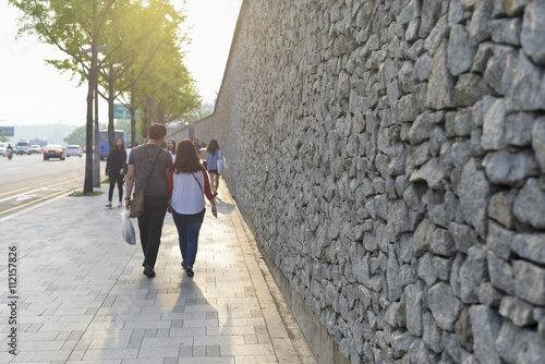 KOREA, SOUTH KOREA - May 21 : Korea street on May 21,2016 in Seo photo