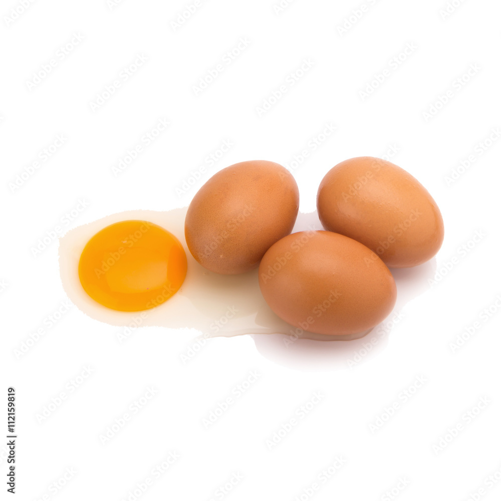 Egg. Isolated on white background Egg. Isolated on white background