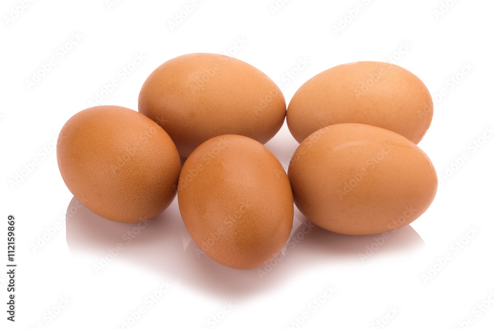 Egg. Isolated on white background Egg. Isolated on white background