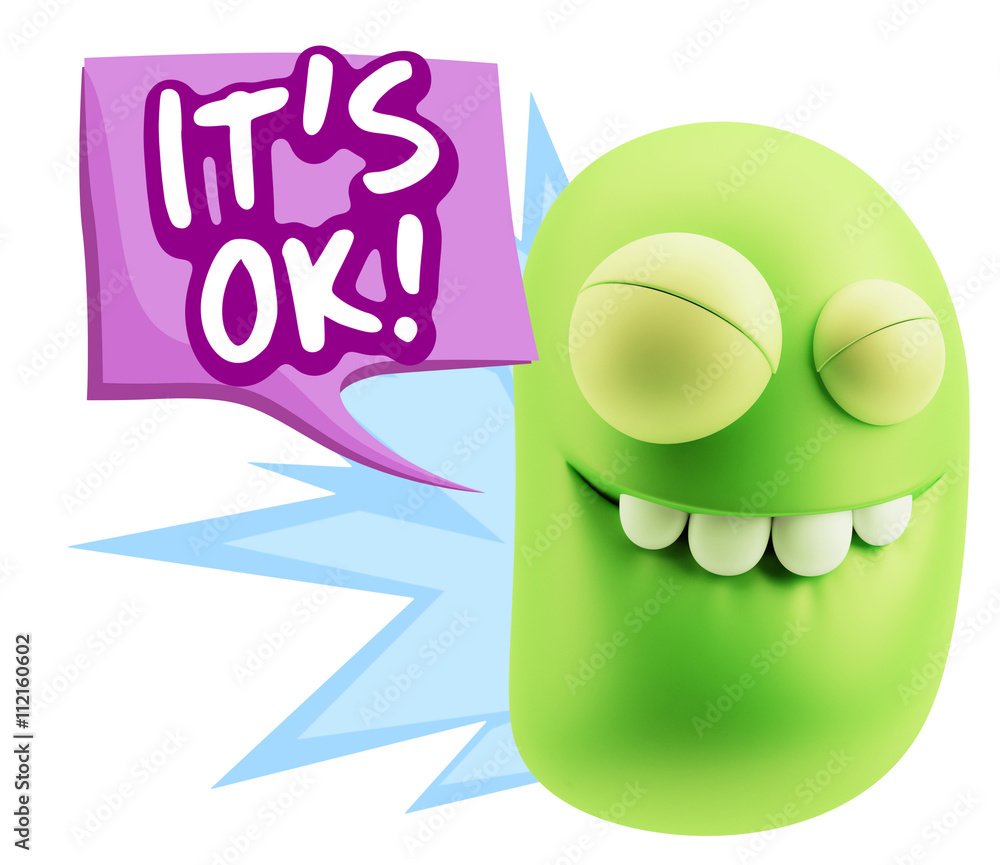 3d Illustration Laughing Character Emoji Expression saying It's 3d Illustration Laughing Character Emoji Expression saying It's