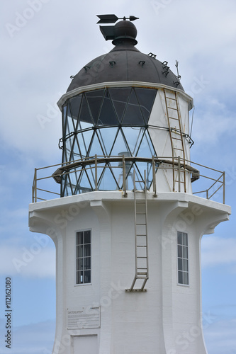 Lighthouse in most northern part of New Zealand at Cape Reinga.