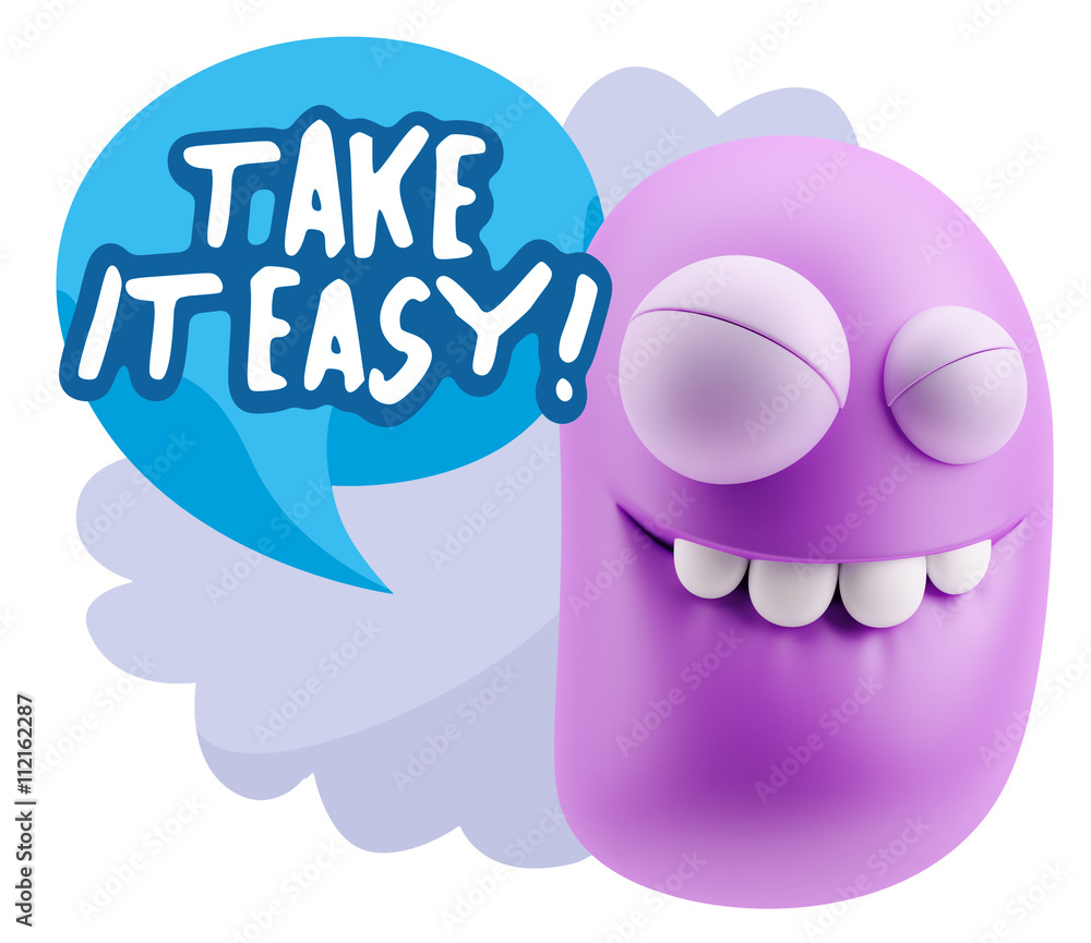 3d Illustration Laughing Character Emoji Expression saying Take 3d Illustration Laughing Character Emoji Expression saying Take