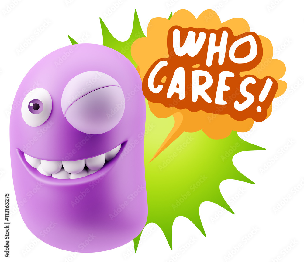3d Illustration Laughing Character Emoji Expression saying Who C 3d Illustration Laughing Character Emoji Expression saying Who C