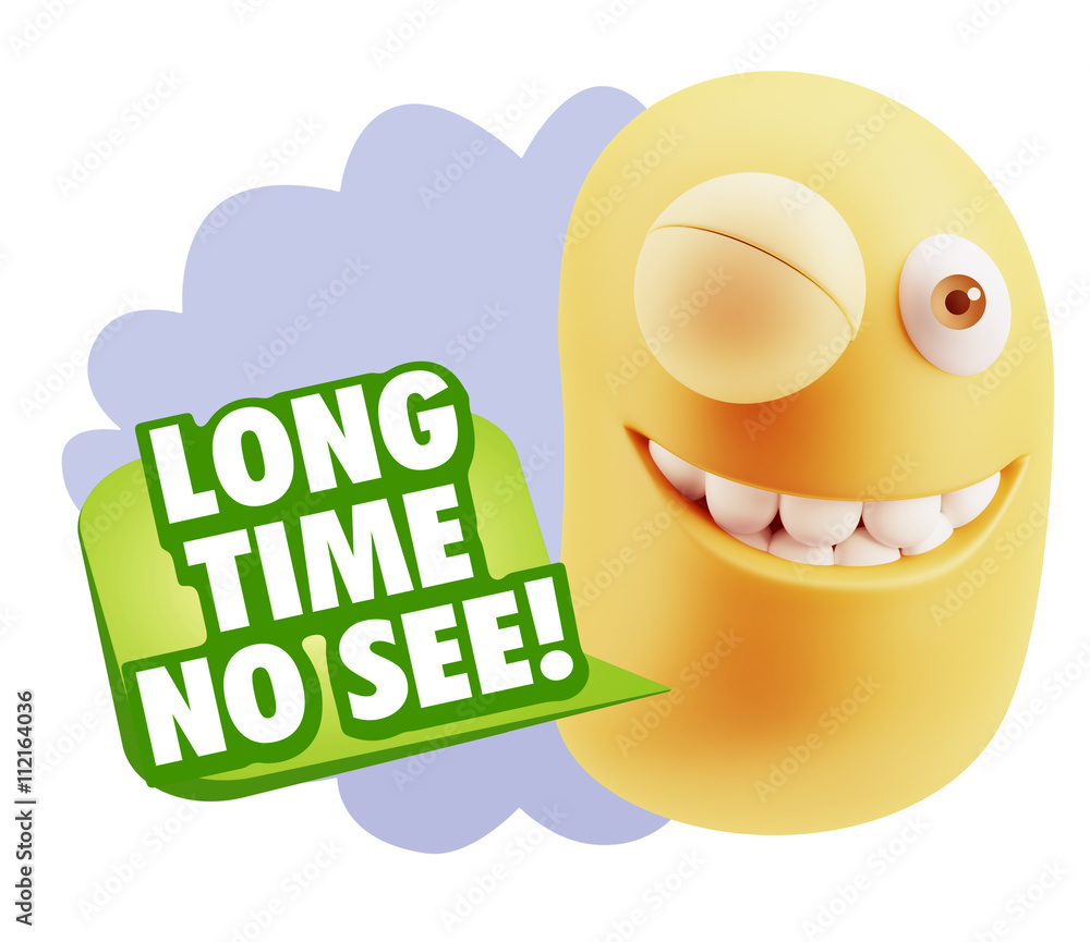 3d Illustration Laughing Character Emoji Expression saying Long 3d Illustration Laughing Character Emoji Expression saying Long