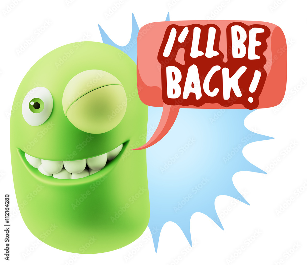 3d Illustration Laughing Character Emoji Expression saying I'll 3d Illustration Laughing Character Emoji Expression saying I'll