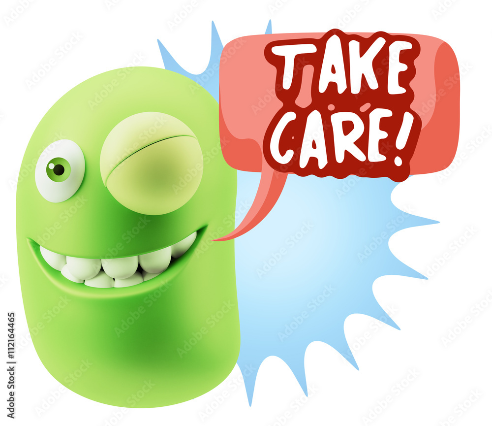3d Illustration Laughing Character Emoji Expression saying Take 3d Illustration Laughing Character Emoji Expression saying Take