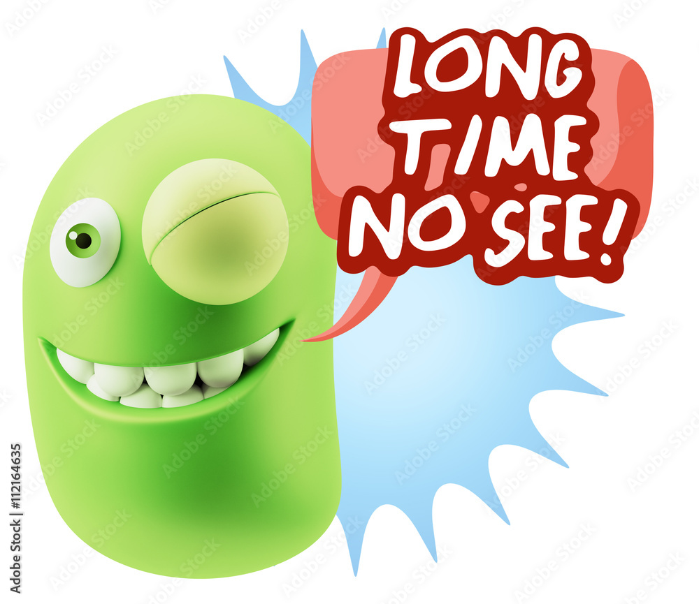 3d Illustration Laughing Character Emoji Expression saying Long 3d Illustration Laughing Character Emoji Expression saying Long