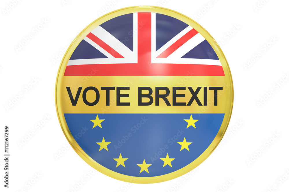 Brexit referendum concept, 3D rendering Brexit referendum concept, 3D rendering