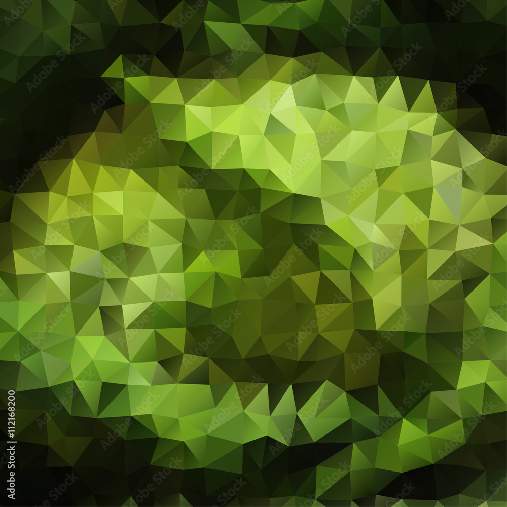Green color Abstract triangle mosaic background Green color Abstract triangle mosaic background