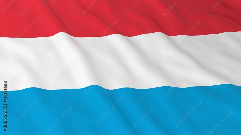 Luxembourgian Flag HD Background - Flag of Luxembourg 3D Illustration Luxembourgian Flag HD Background - Flag of Luxembourg 3D Illustration