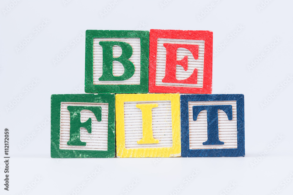 Be Fit Wooden Blocks Be Fit Wooden Blocks