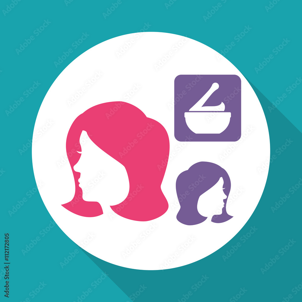 Barber shop. hair care concept. isolated illustration Barber shop. hair care concept. isolated illustration